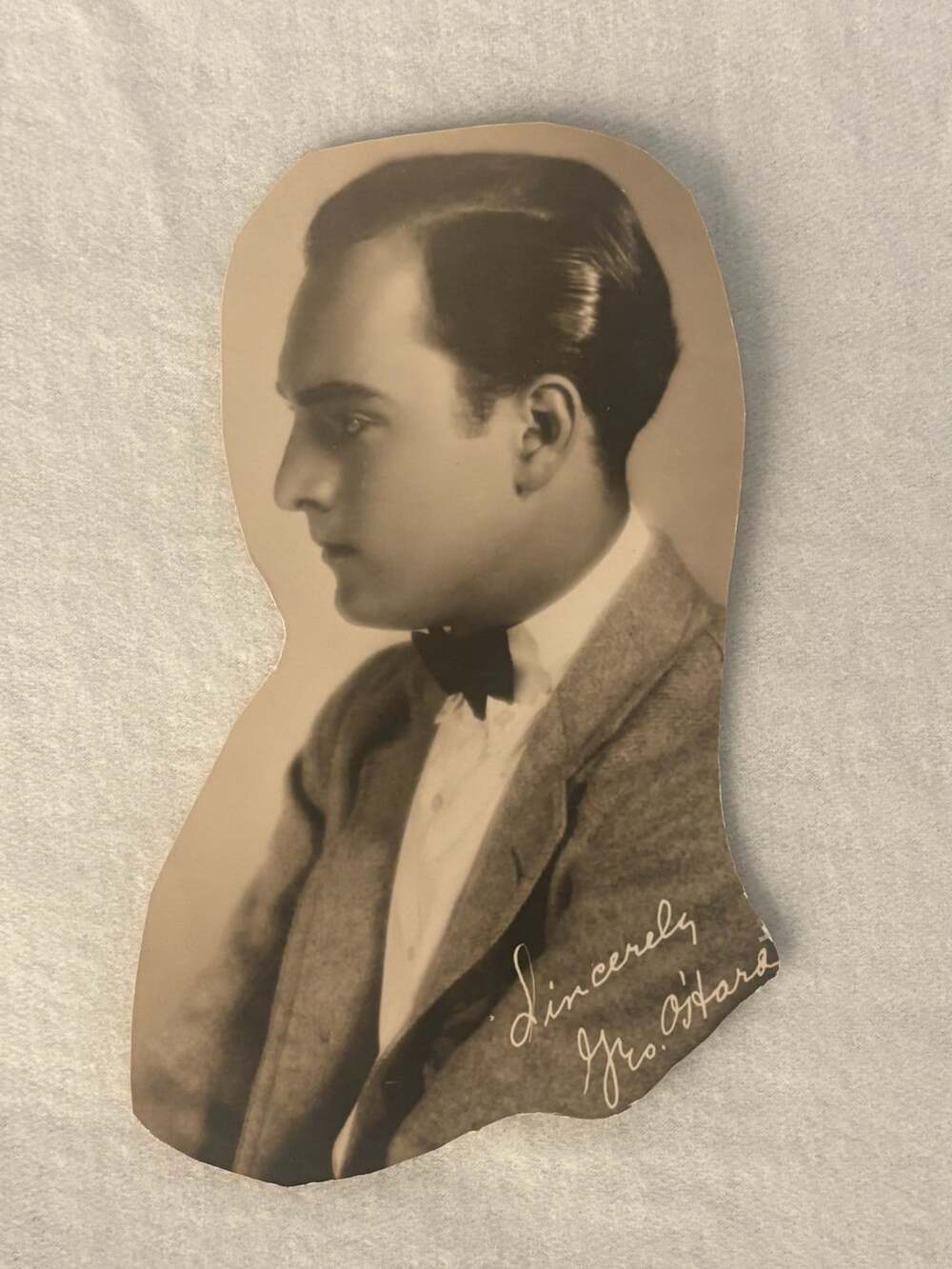 Vintage Signed George O'Hara Actor Autographed Photo Portrait